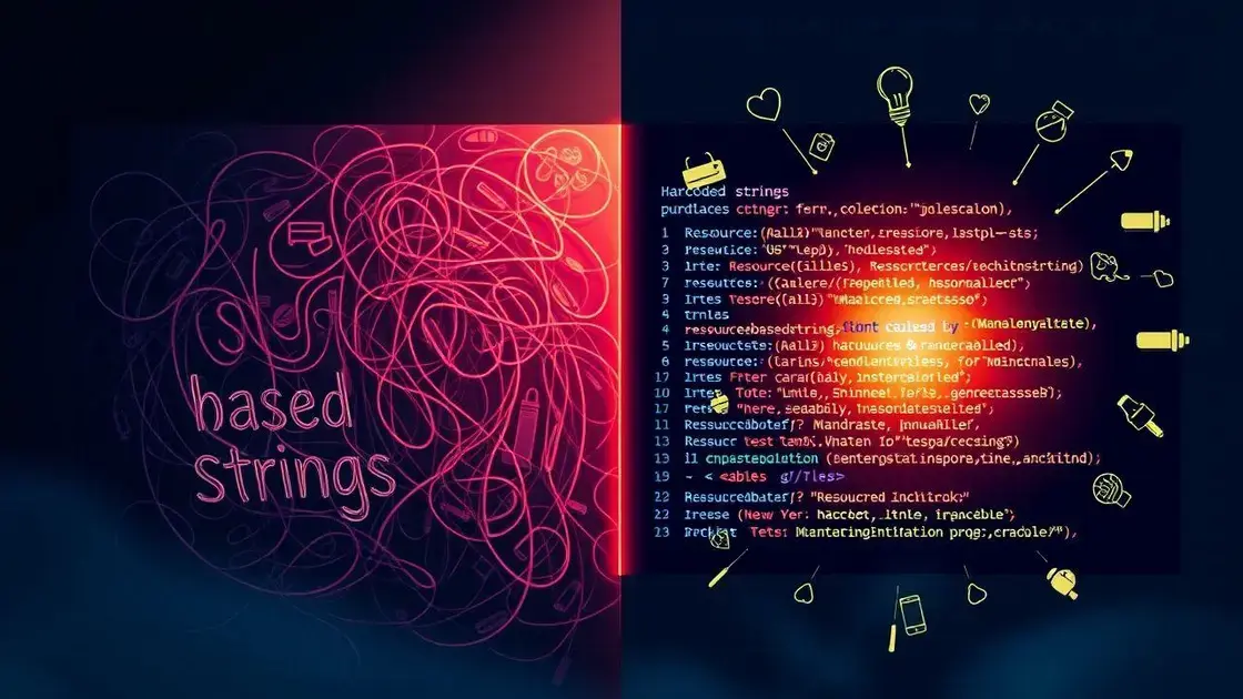 Benefícios de eliminar strings codificadas
