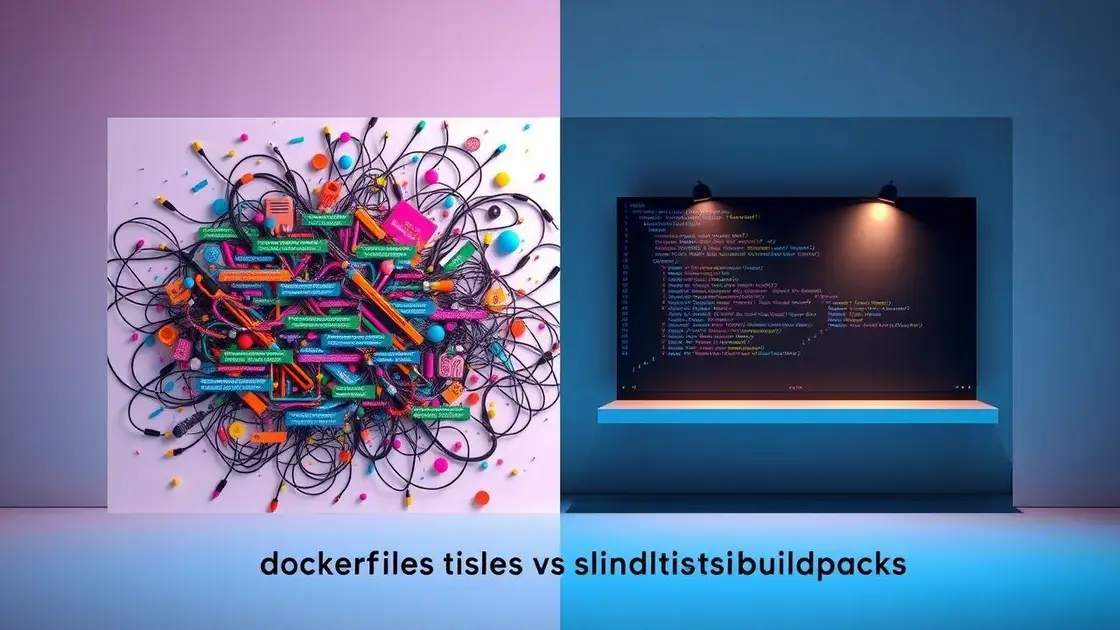 Vantagens dos Buildpacks em relação aos Dockerfiles
