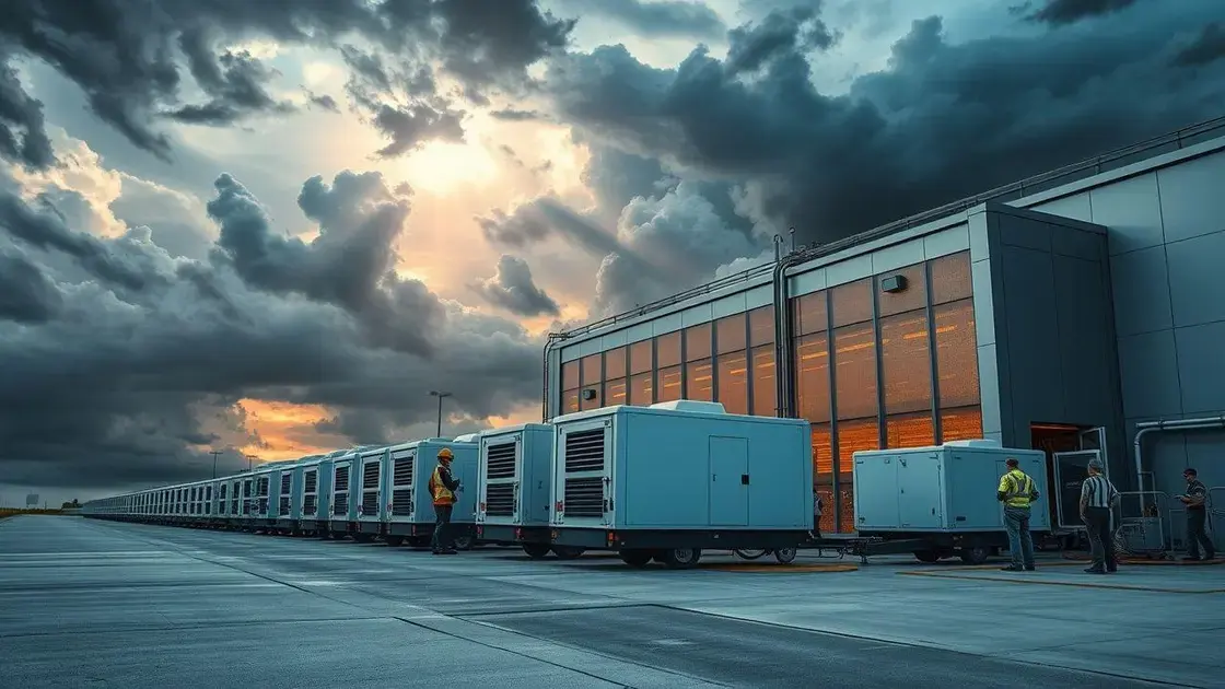 A estratégia rápida de Musk para energizar o data center com geradores móveis