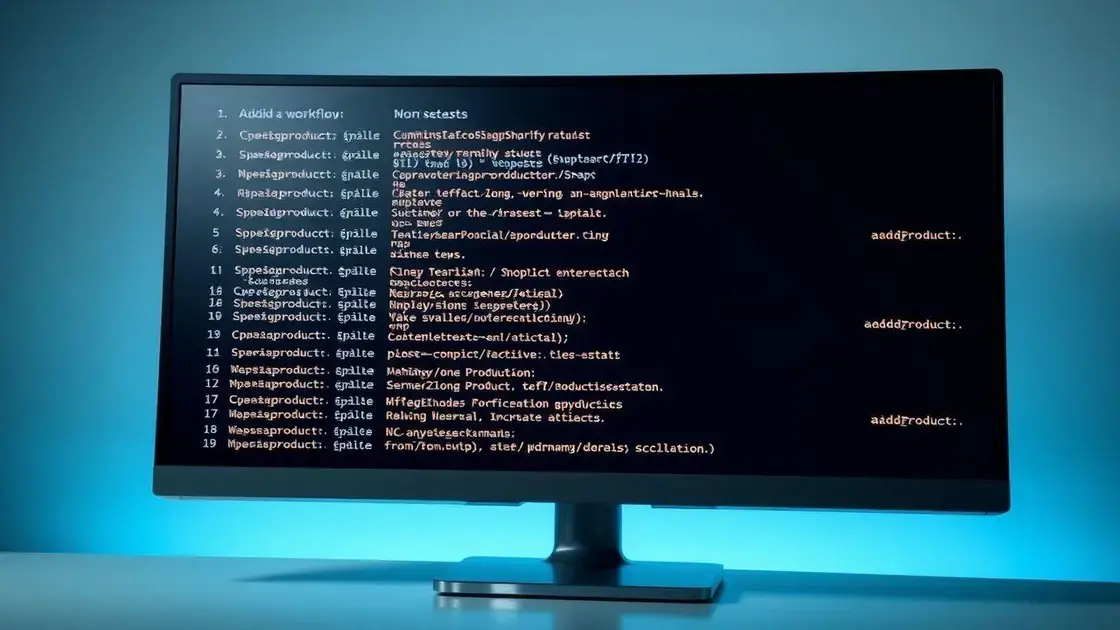 Criação, atualização e exclusão de produtos via CLI
