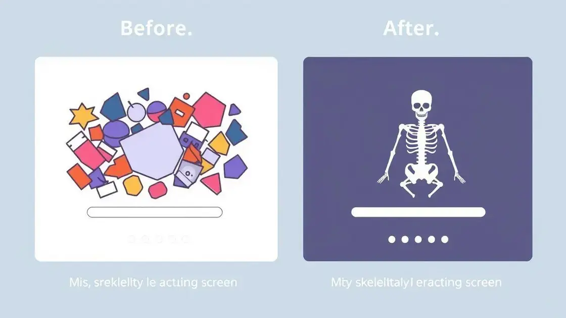 Desafios e soluções no design de Skeleton Screens
