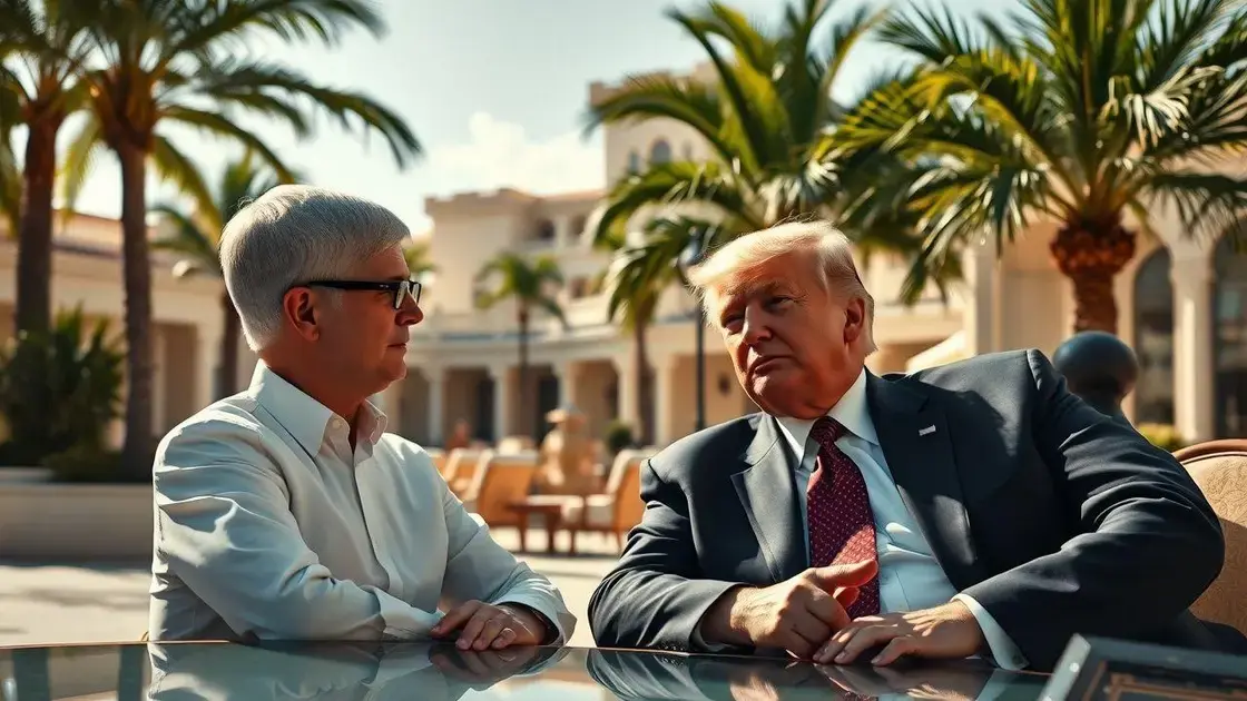 Encontros no Mar-a-Lago e influência política