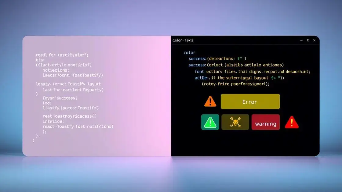 Estilizando mensagens toast com React-Toastify