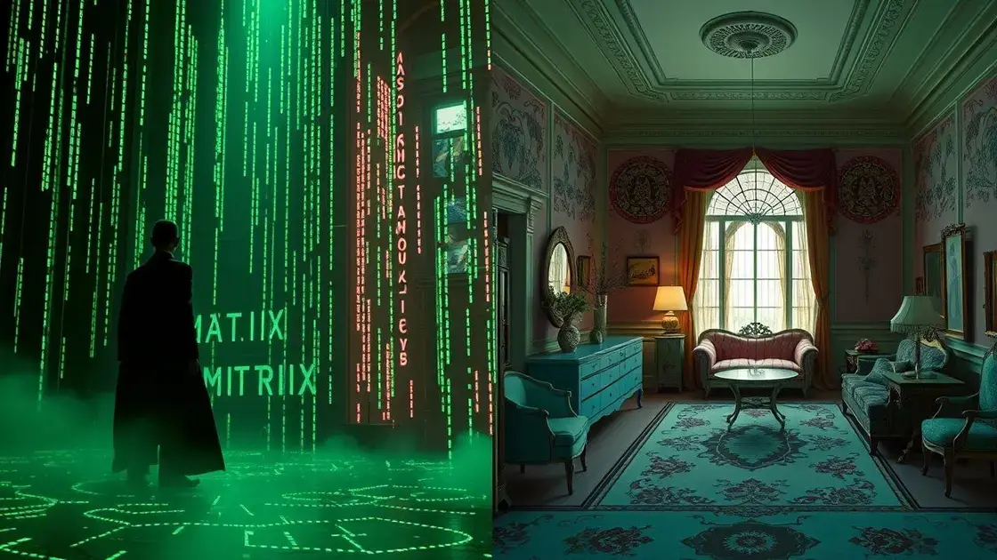 Estilos visuais icônicos: Matrix e Wes Anderson