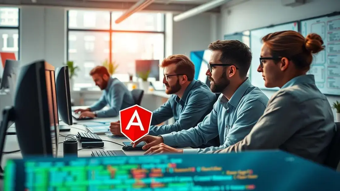 Facilidade de aprendizagem e padronização no Angular