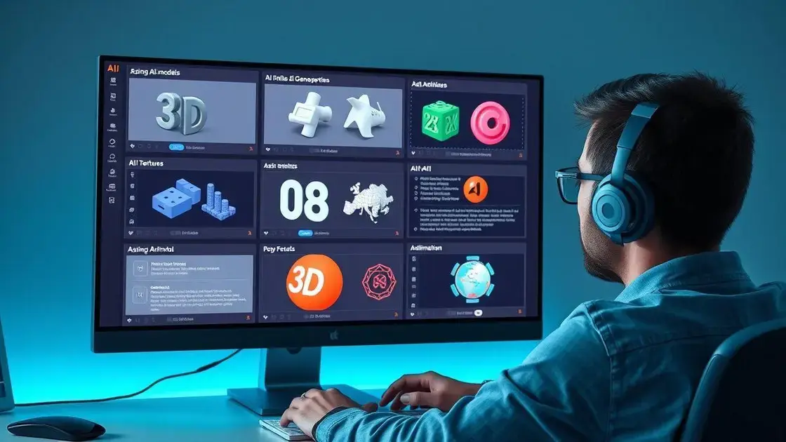 Ferramentas de IA para desenvolvimento web 3D