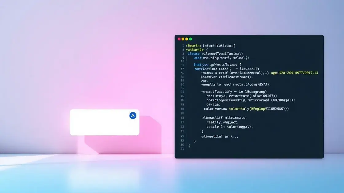 Introdução ao React-Toastify e suas vantagens