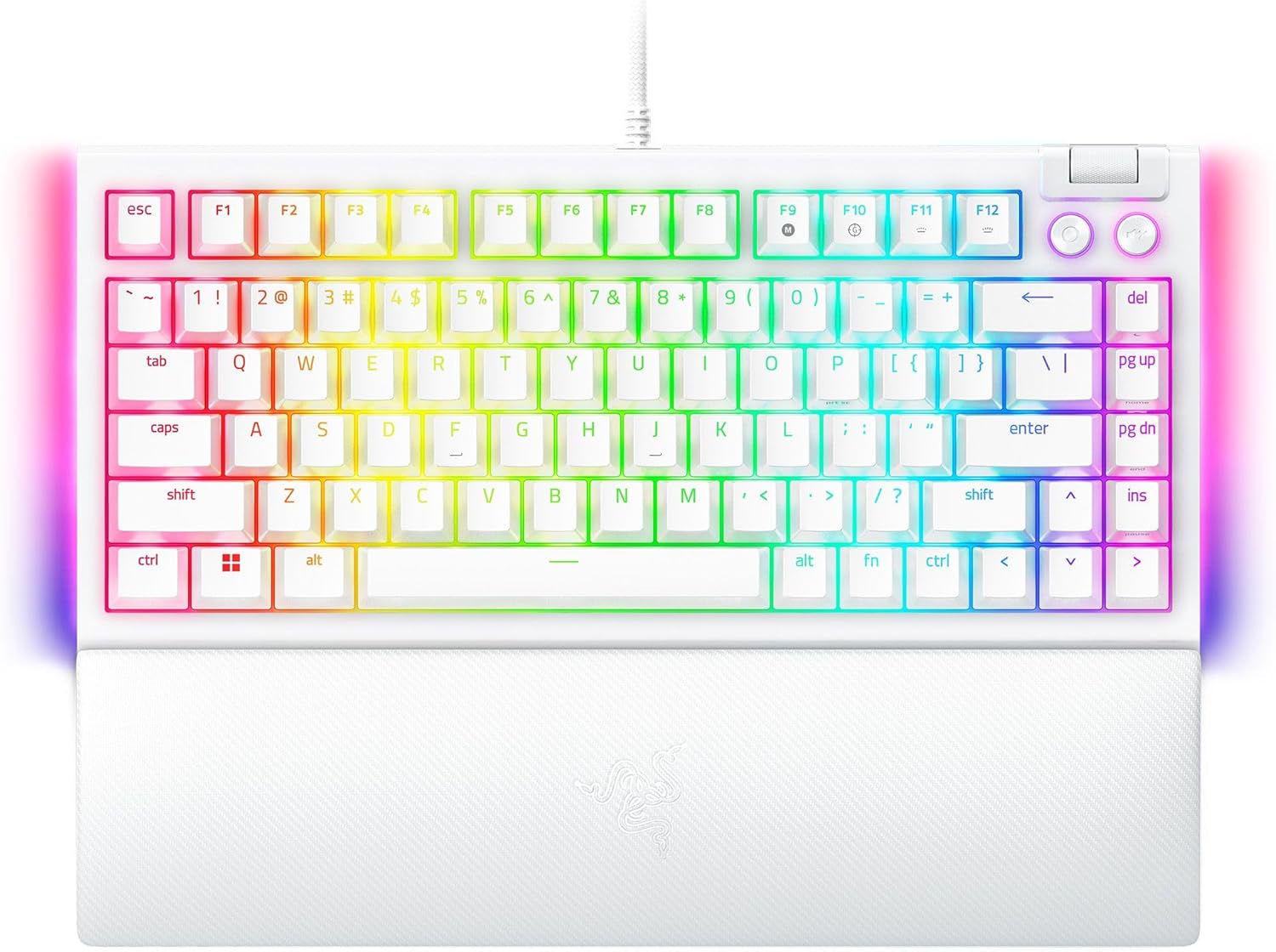 Comprar Teclado Razer BlackWidow V4 75% Branco
