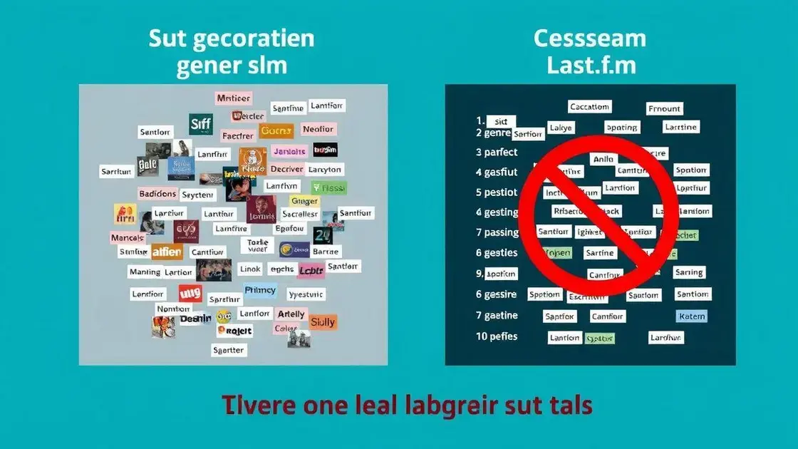 Validação Externa com Gêneros do Last.fm